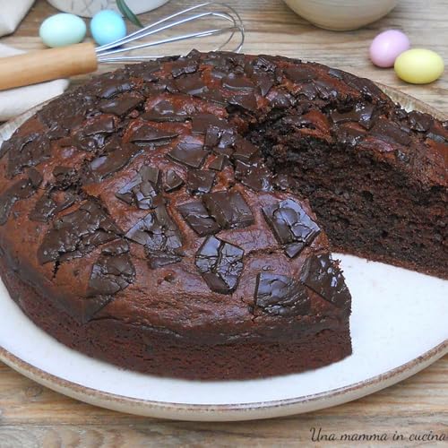 Torta al cioccolato con uova di Pasqua