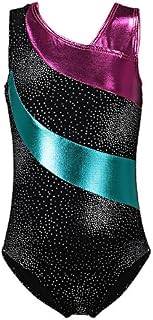 DAXIANG Gymnastics Leotard for Little Girl Rainbow Stripes Ballet Tutu 2-15 Years