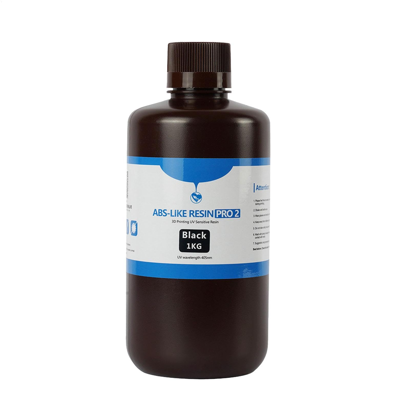 Resina resistente para impresora, 1000 g, resina de impresión similar a ABS, resina fotopolimérica de curado UV, resina de impresora de bajo olor, líquido de impresión para figuras de juego de mesa