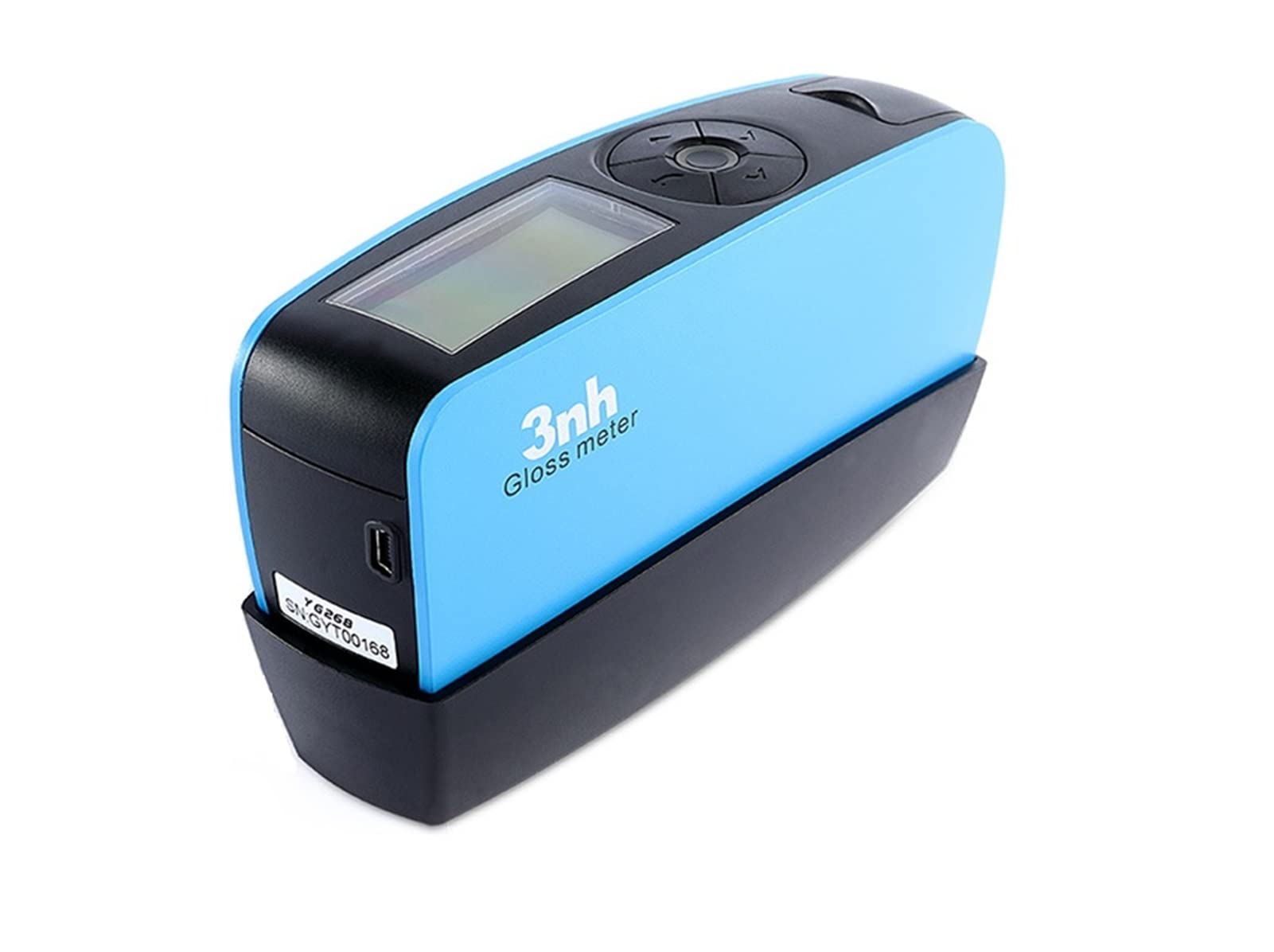 Colorimeter, YG268 Tri-Angle Glossmeter 20 60 85 Degree 3 Angle Digital Gloss Meter Tester with Auto-Calibration Function