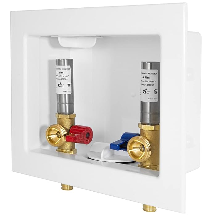 Buy EFIELD Washing Machine Outlet Box with Center Drain with Brass 1/4