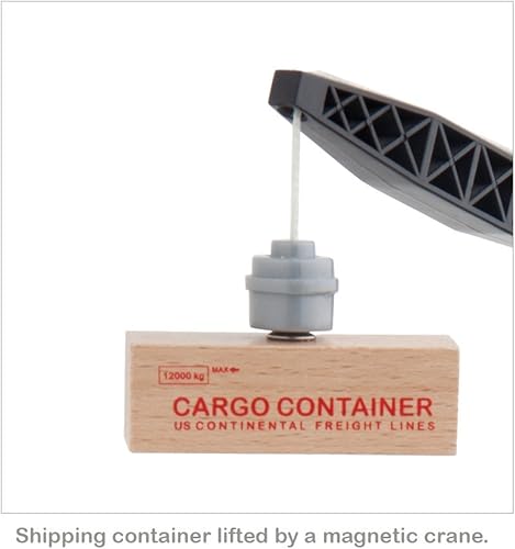 Miniatura 5 de Orbrium Juego de 5 vagones de tren de carga para ferrocarril de madera para Thomas The Tank Engine Chuggington Brio