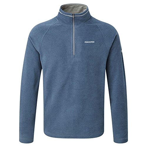 Craghoppers Men's Selby Half-Zip Jacket, Vintage Indigo Marl, 3X-Large