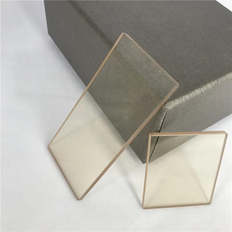 1pc 50X80mm Induction Cooker Electric Pottery Oven with Translucent Tawny Glass Heating Plate, Heat Resistant Glass Plate