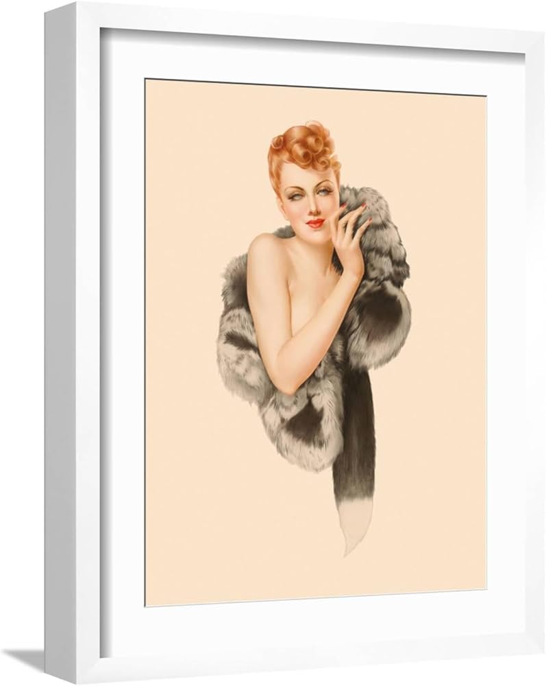 Amazon.com: ART.COM Wall Art Print Varga Girl, December 1941 on