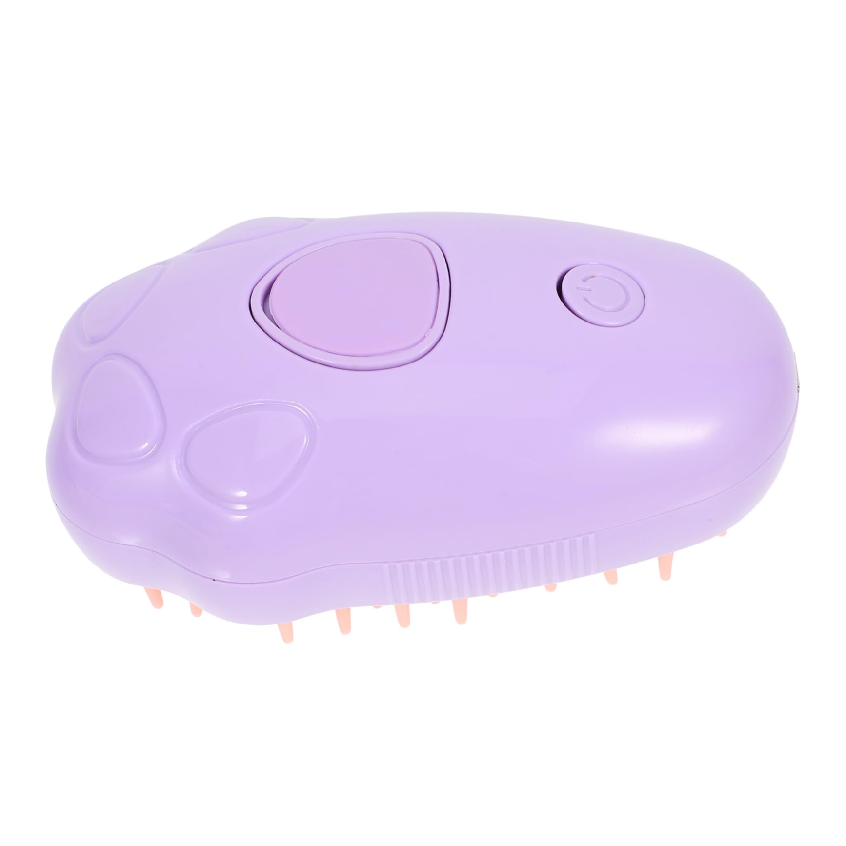 Toddmomy 5pièces Brosse à Vapeur Pour Chat Brosse Électrique De Toilettage Auto-nettoyante Pour Animaux De Compagnie Pour Massage Et Élimination Poils Couleur Violette