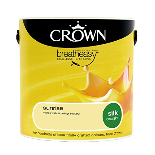 Crown Breatheasy Emulsion Paint - Silk - Sunrise - 2.5L