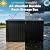 ODUFO 200 Gallon Waterproof Deck Box, Large Resin Outdoor Storage Box for Patio Cushion Storage, Pool Accessories & Garden Tools, 880 Lbs Load Capacity Storage Bins – Lockable Lid, Black
