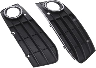 mewmewcat Grade Dianteira Cromada Abs,B8 A4L Bumper Fog Light Grill Grille Non-sline for A4 2008-2012 Left & Right