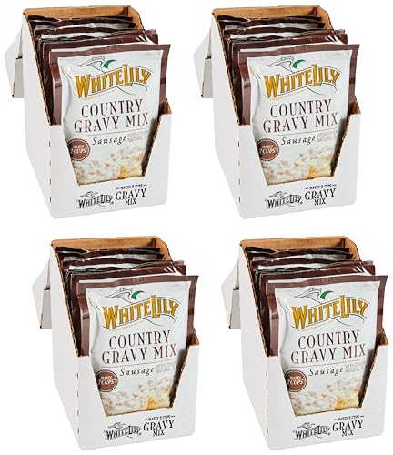 Image of White Lily Sausage Country Gravy Mix, 2.25 oz (Pack of 32)