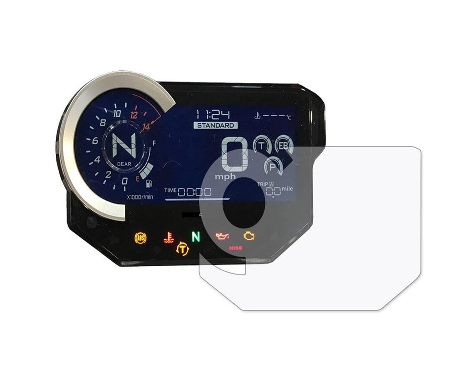 Protection tableau de bord premium CB1000R 2018 film écran haute clarté - 6