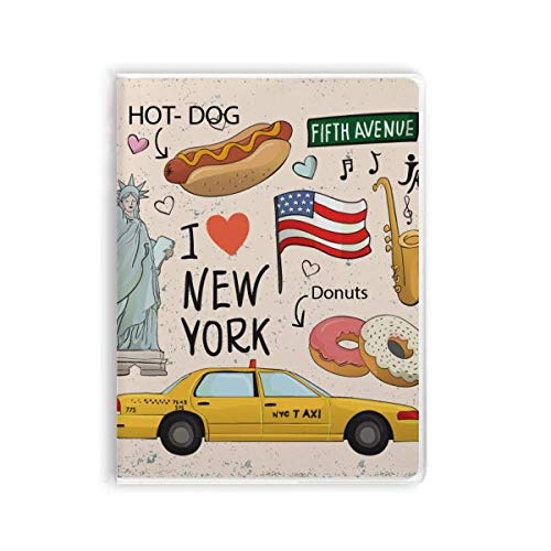 Carnet New York souvenir voyage avec couverture souple pour notes et dessin