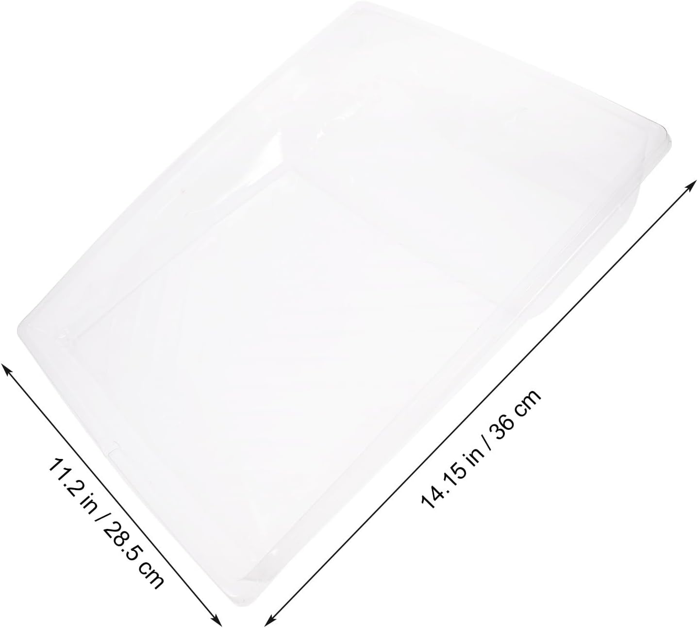 Beavorty 4pcs Large Paint Tray Liners 9-inch PVC Paint Tray Liners for Painting Supplies Portable Disposable Lining for Home and Professional Use