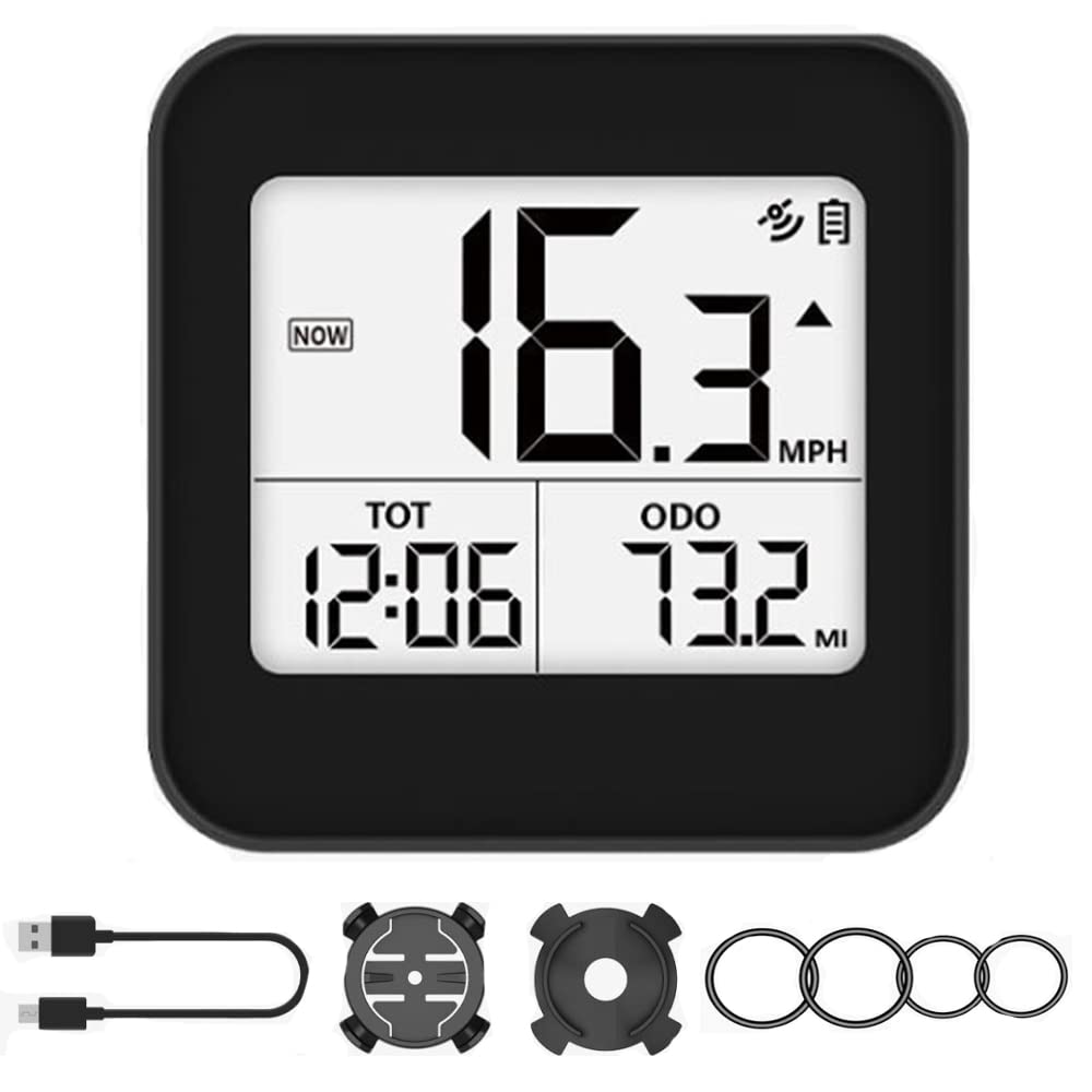 Licznik rowerowy, GPS bezprzewodowy rower komputer licznik kilometrów licznik prędkości jazdy na rowerze stoper krokomierz z wyświetlaczem LCD automatyczne budzenie się, do śledzenia prędkości dystansu czasu