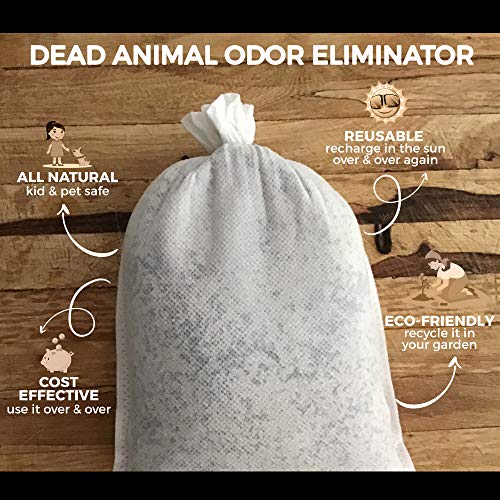 Nature'S Pure Edge Dead Animal Smell Removal Reusable Deodorant Pouch. Eliminate Dead Animal Smell Without Scent. Decay Odor Remover. Fragrance Free. Pet And Kid Safe. Extra Large thumb #5
