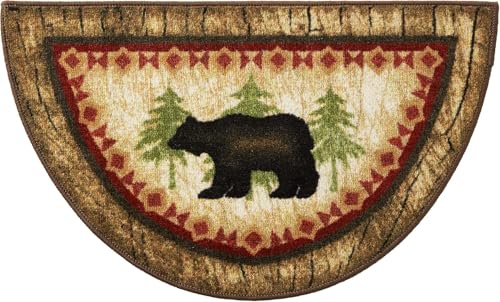 Tapete Cozy Cabin CC5275 Birch Bear marrón 19x31 pulg miniatura 2