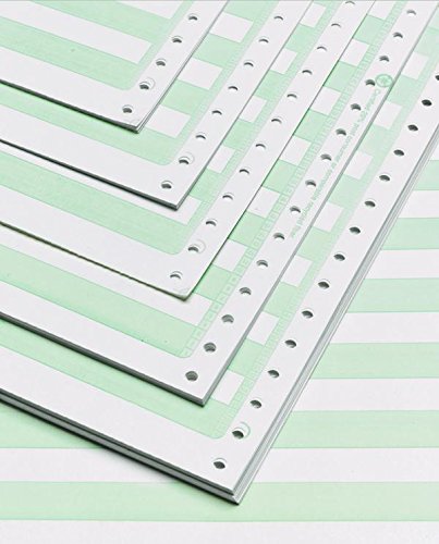 Alliance Continuous Computer Paper 14-7/8x8-1/2", 1/2" Green Bar, 1-Pt 20lb 2700/Ctn 65Ctns/Pallet