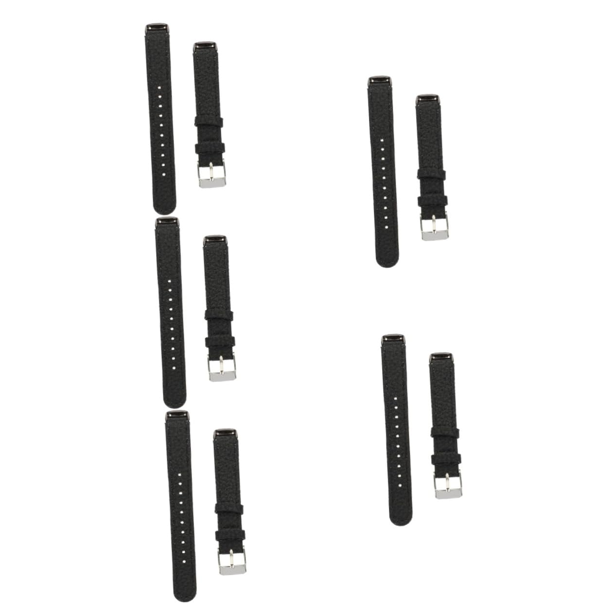 Hemobllo 5stücke Leder Uhrband Für Luxe Vielseitig Einsetzbar Austauschbar Elegantes Design Langlebiges Material Für Jeden Anlass