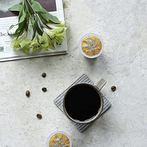 Image of Day To Day Salted Caramel Light Roast Single Serve Coffee Pods, 12-Count Box (Pack of 6) for K-Cup Keurig Brewers