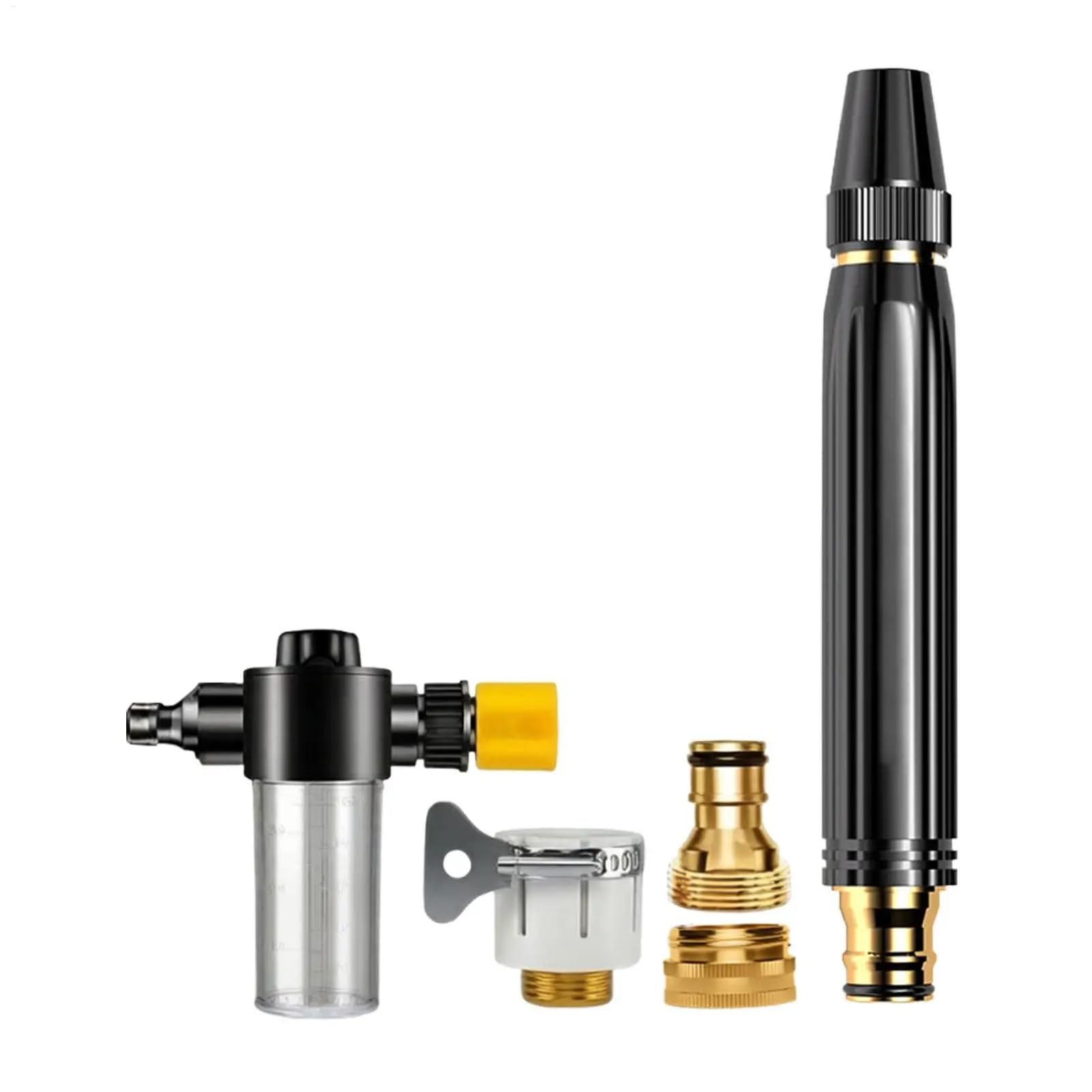Nhestygbt 6 Adjustable Portable Powerful High Pressure Hose Nozzle Water Sprayer