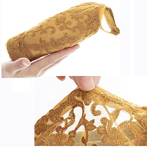 Couverture complète de la poitrine en dentelle or 90E
