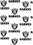Raiders White Cotton Fabric