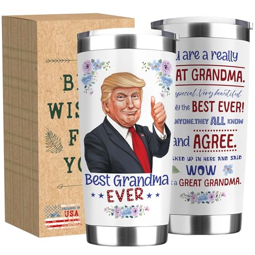Hawkrown Mothers Day Gifts for Grandma - Funny 20 oz Water Tumbler, Grandma Christmas Gift, Valentines and Birthday Gifts for Grandmother, Grandmother Mothers Day Gift from Grandson Granddaughter -  Yongkang Yiqianxi Cup Industry Co., Ltd, KY-TLPBZ-NN