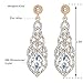 mecresh Classic Teardrop Wedding Dangle Earrings