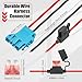 Saillong 2 Pack 12 AWG Wire Harness Connector Replacement Compatible with Peg-Perego 12 Volt SLA Battery Ride On Vehicle Boys and Girls Riding Toys, Connector Wire with Fuse