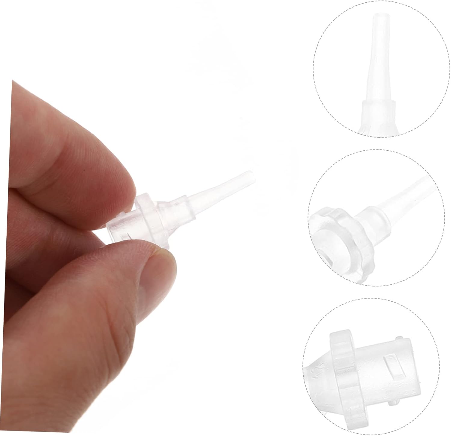 COLLBATH 100pcs Ear Cleaning Nozzle for Earwax Removal Ear Wax Kit Disposable Cleaning Tips