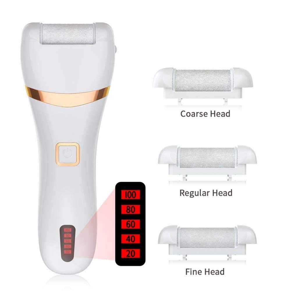 Lima para pies electrónica recargable para callos eléctricos Lima para pies de pedicura Lima seca con diseño impermeable IPX7