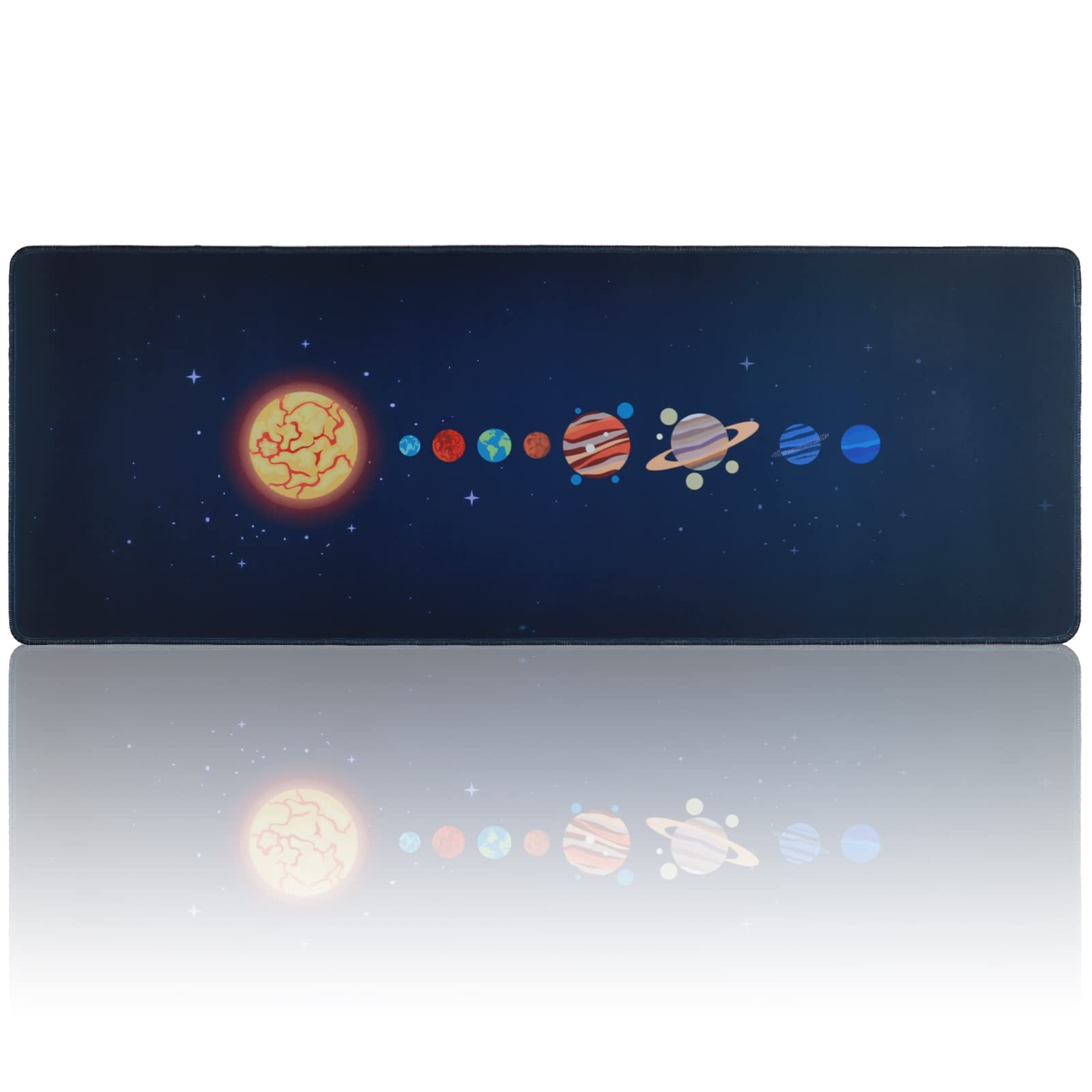 Photo 1 of Full Desk Mat, Mouse Pad Keyboard Pad Desktop Accessories Home School College Decor Supplies Pretty Mousepad Big Computer Office Essentials Women Boys XL sun-b