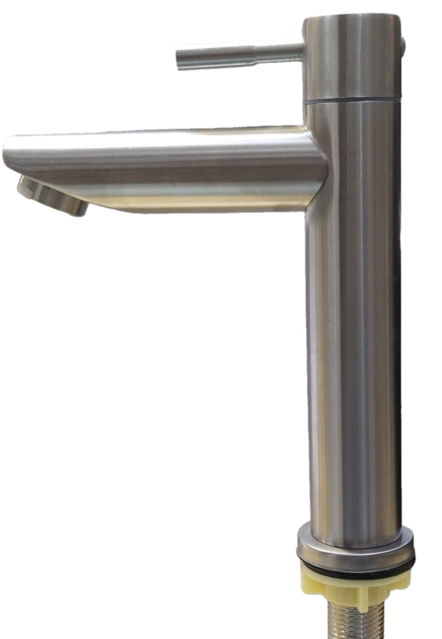 AI Wash Basin Tap Long Orchide (Cold Water Only) | Tap for Bathroom | Tap for Hand Washing | Wash Basin Faucet