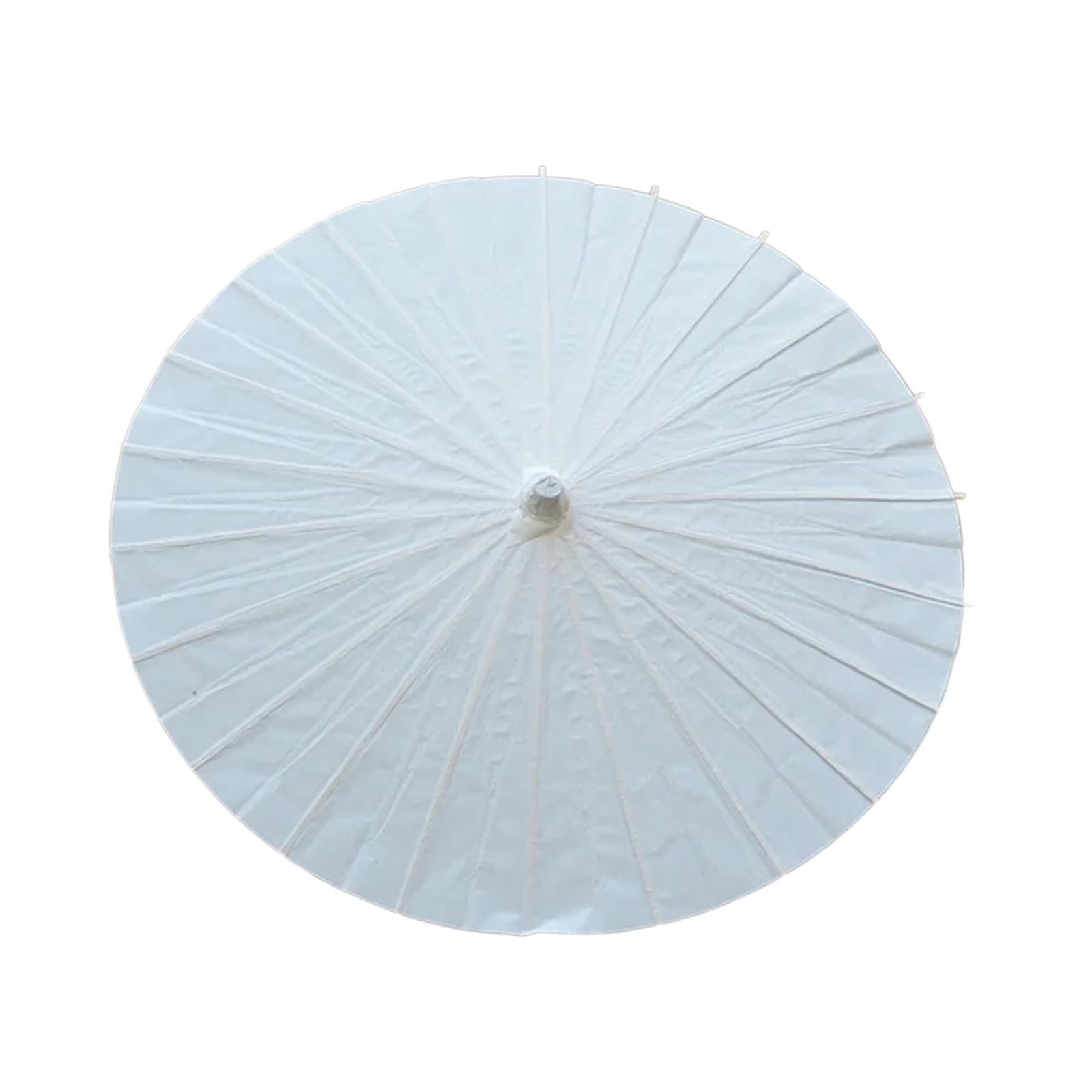 Sonnenschirm Hochzeit Durchmesser 20/30/40/60 Cm Geburtstagsfeier Geschenke Schmücken Bambus Papier Regenschirm Sonnenschirm DIY Tanzperformance Requisite(White,60cm paper umbrella)