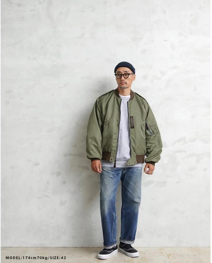 Amazon | [WAIPER] inc 米軍 L-2フライトジャケット MIL-J-5391モデル