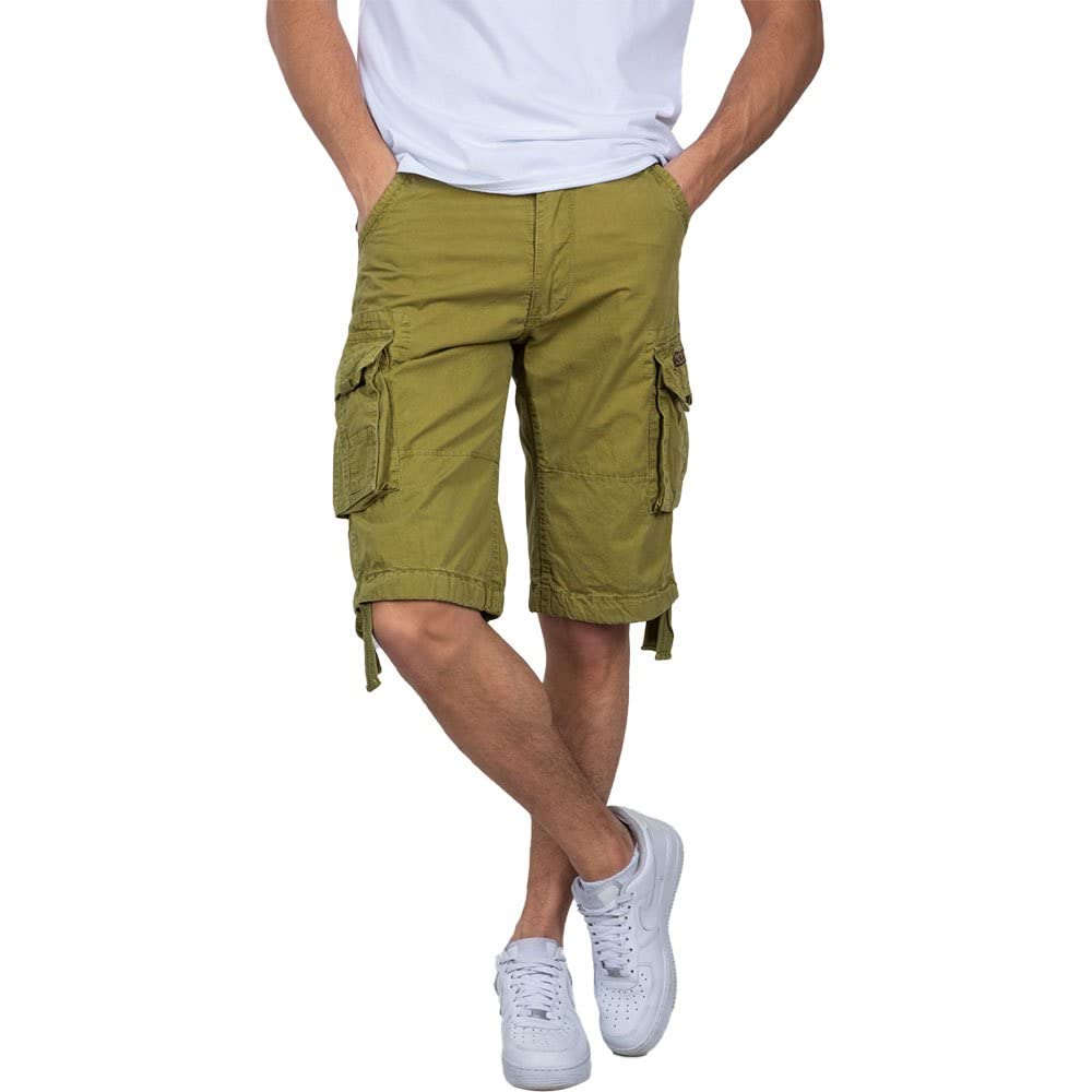 Alpha Industries Jet Short Short für Herren Khaki Green