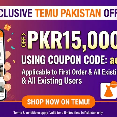 『Pakistan ⫅ Temu Coupon Code PKR15,000 off ⟦acw809412⟧ First Order & All Existing User』のカバーアート