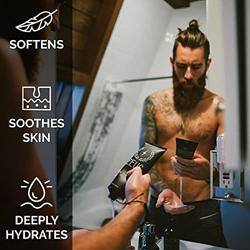 Zeus Beard Conditioner Wash, Green Tea & Natural Ingredients To Cleanse & Soften Beard – Made In Usa (Verbena Lime) 8 Oz. #TOP3