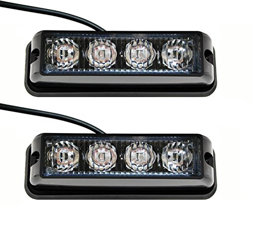 image for Strobelight Bar 4 LED with Super Bright Emergency Beacon Flash Caution