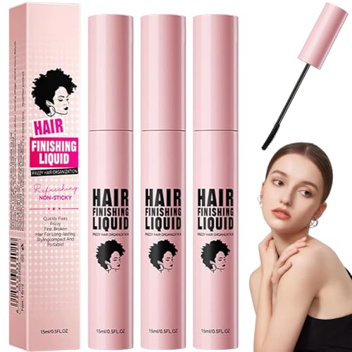 3Pcs Slick Back Hair Stick for Flyaways 15ml Fly Away Hair Stick Hair Finishing Stick Not-Greasy & Moisturizing Hair Gel Hair Mascara for Frizzy Hair Shaping Gel Moisturizing Not-greasy Flash Stick