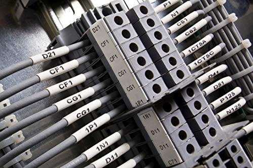 Brady M-125-1-342 Polyolefin B-342 Black On White Label Maker Cartridge, 15/64" Width X 1-1/64" Height, For Bmp51/Bmp53 Printers #TOP4