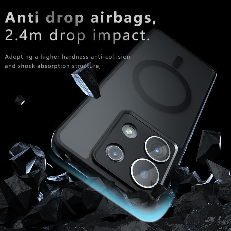Image of Shockproof Semi Clear Back Cover Case for Motorola Edge 60 Fusion 5G / Moto Edge 60 5G | 360 Degree Protection | Protective Design | Translucent Back Case Cover (Motorola Edge 60 Fusion)