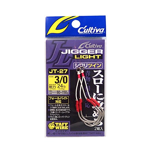 OWNER(オーナー) アシストフック JT27 ジガーライトツインシワリ 3/0 2組