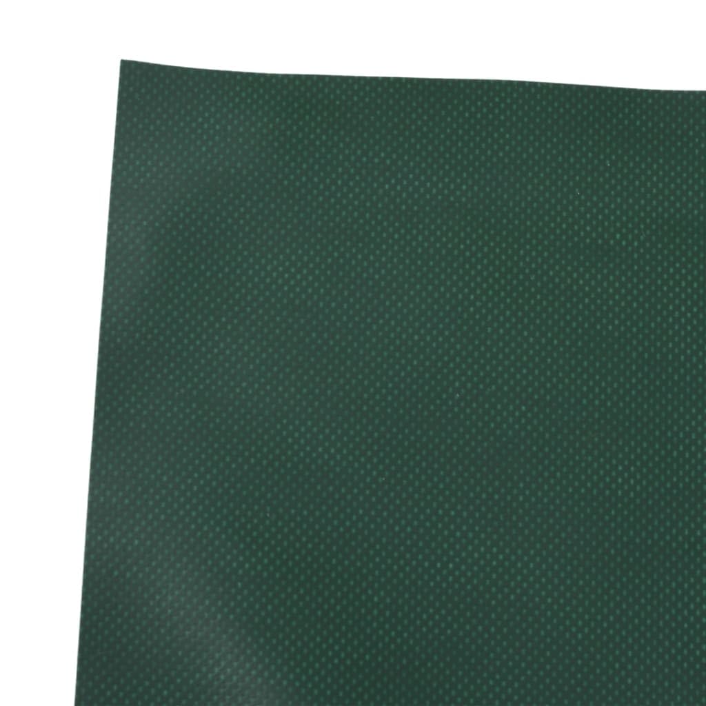 Telone verde 4 x 6 m, 650 g/m², rivestito in PVC, resistente alle intemperie, per giardino, terrazza, balcone, garage, per mobili in legno, auto, barca, rimorchio