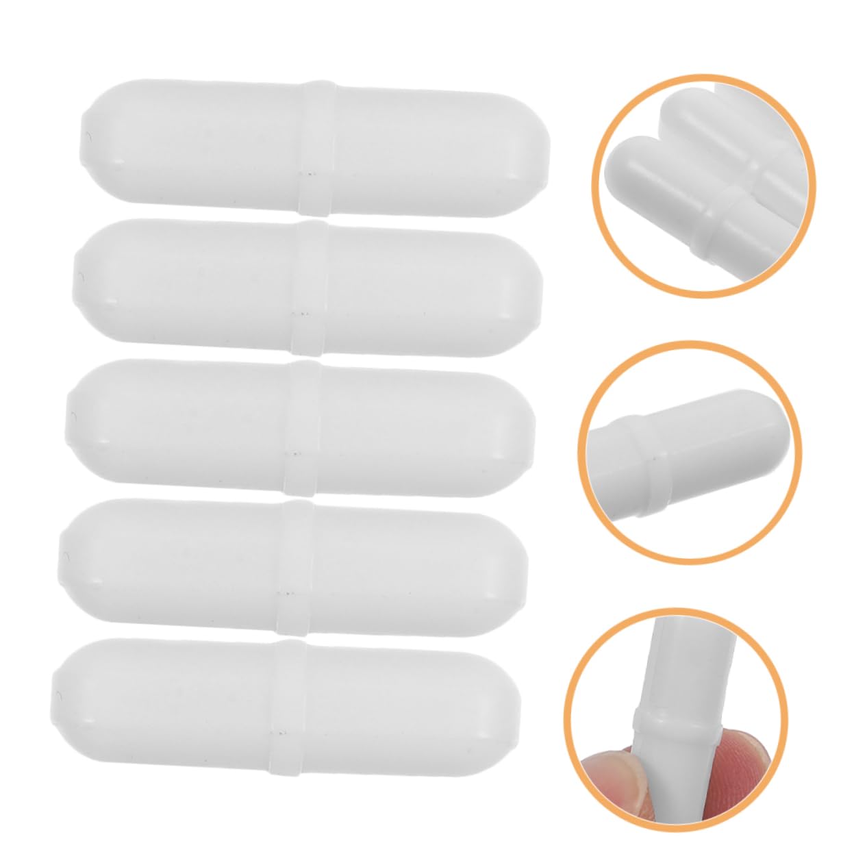 Gatuida 25pièces Barre Agitation Magnétique Ptfe De Agitateur De Laboratoire Pour Mélanges Et Réactions Scientifiques Forme Et Performance Optimale