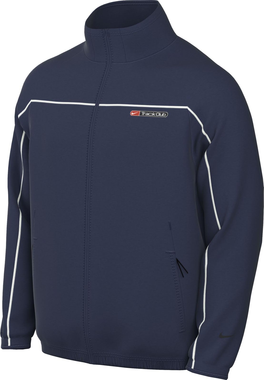 Chaqueta NIKE Track Club cortavientos transpirable para corredores con bolsillos con cremallera 7