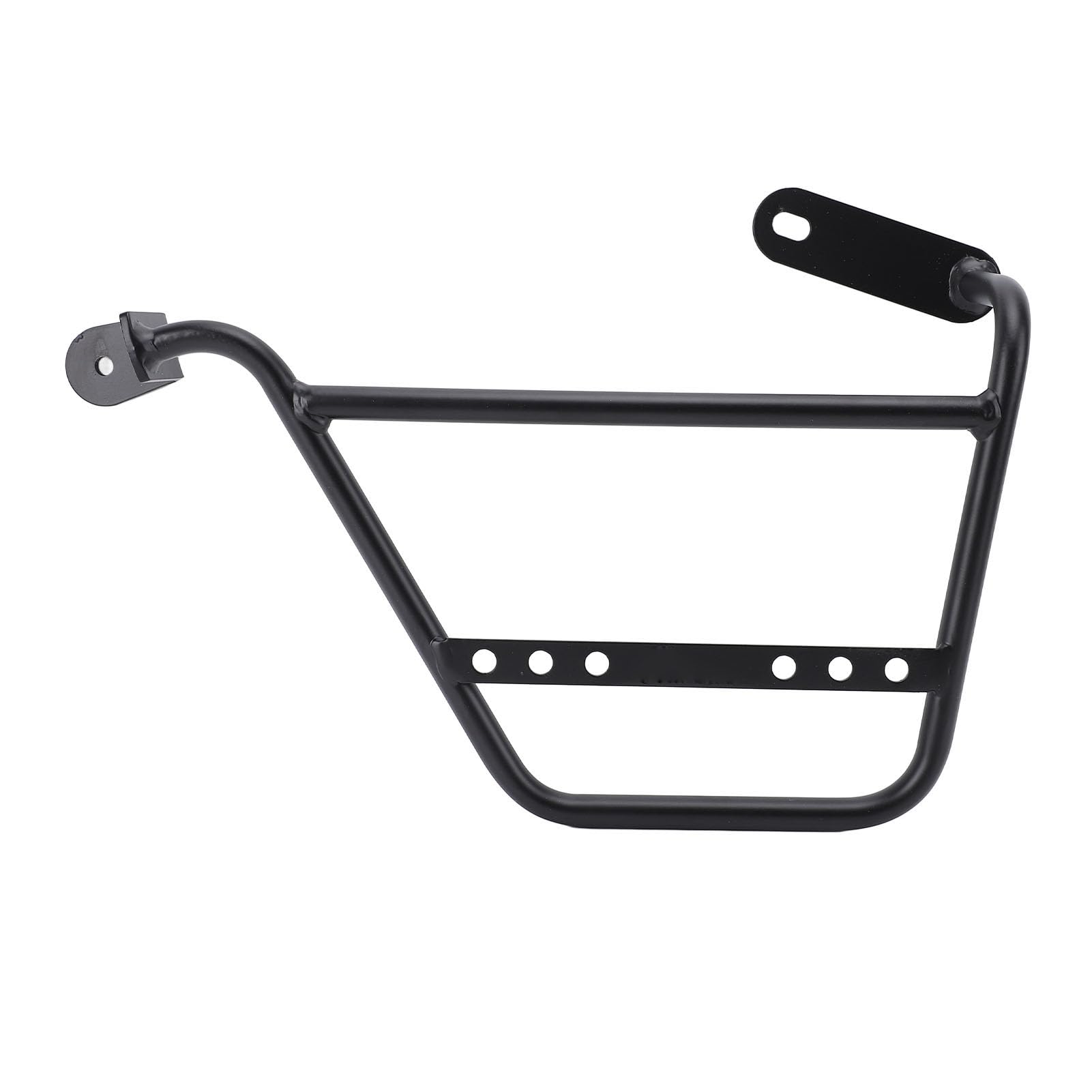 Generic Staffa Motociclistica della Borsa del Bagagliaio, Borsa Motociclistica per Moto per la Staffa di Stoccaggio Elegante Struttura Stabile Stabile con Pad per V7 Classic (A sinistra: MV833 BBZJ)