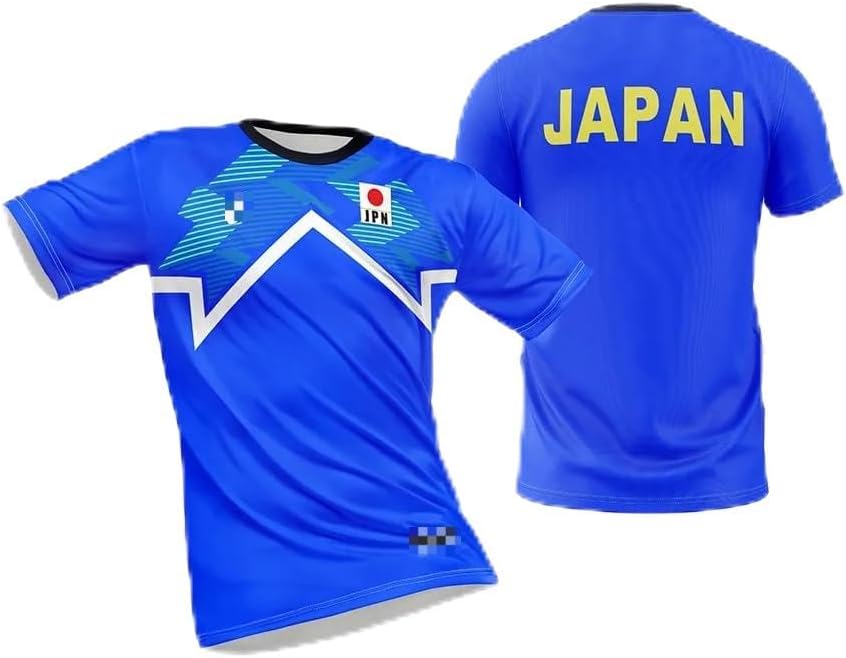 Japan National Volleyball Jersey, Custom Blue Athletic Shirt, Performance Sports Uniform