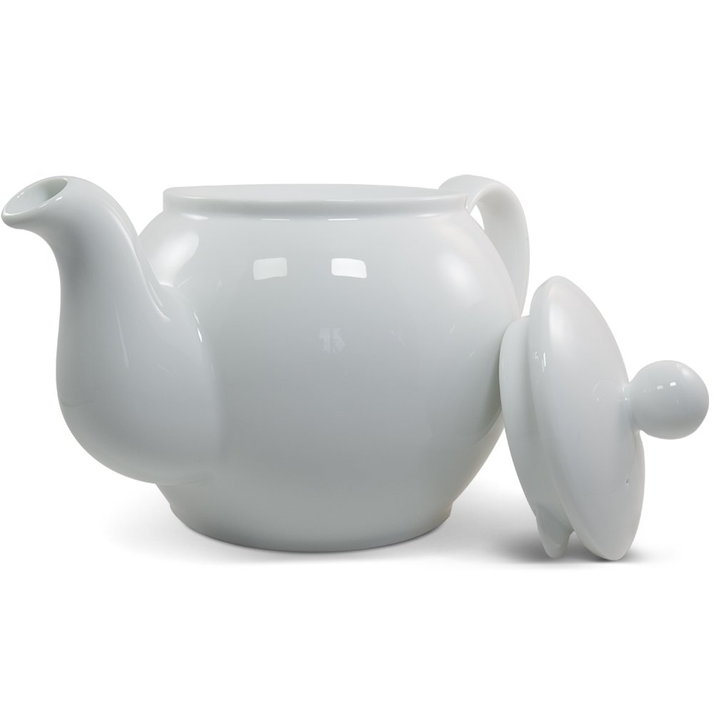 Théière en porcelaine blanche 1,5L Elisabeth rond