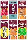 Costa Aluminum Nespresso Compatible Coffee Capsules - Choose 10 Flavours incl. Signature, Bright, Lively, Decaf & Colombian Roast (Total 100 Pods)